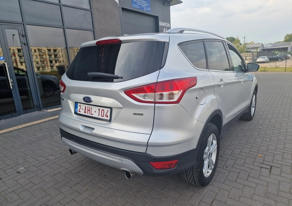 Ford Kuga cena 58056 przebieg: 182033, rok produkcji 2015 z Woźniki małe 704